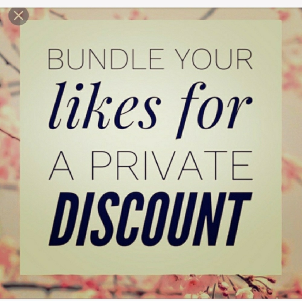 Bundle deals! Private discount will be given